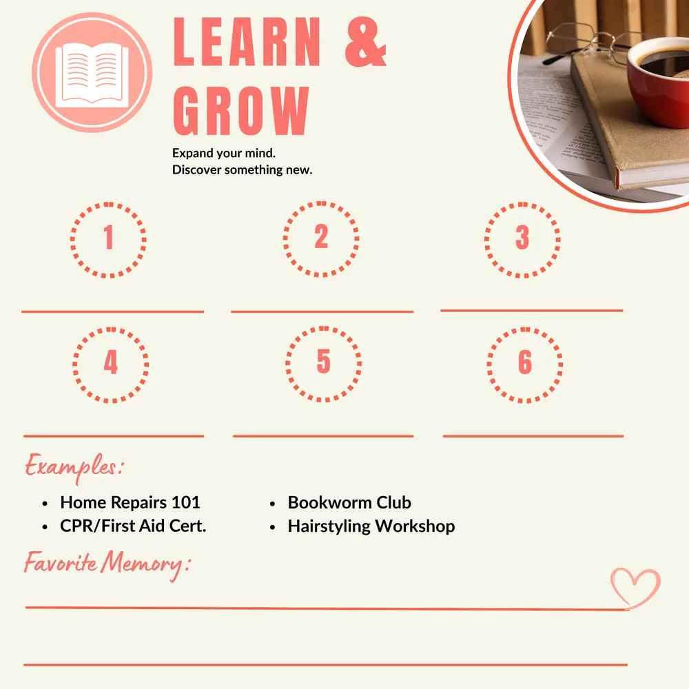 Learn & Grow page